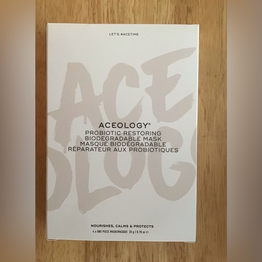 ✨✨ Aceology Probiotic Restoring Biodegradable Masks X4 ✨✨